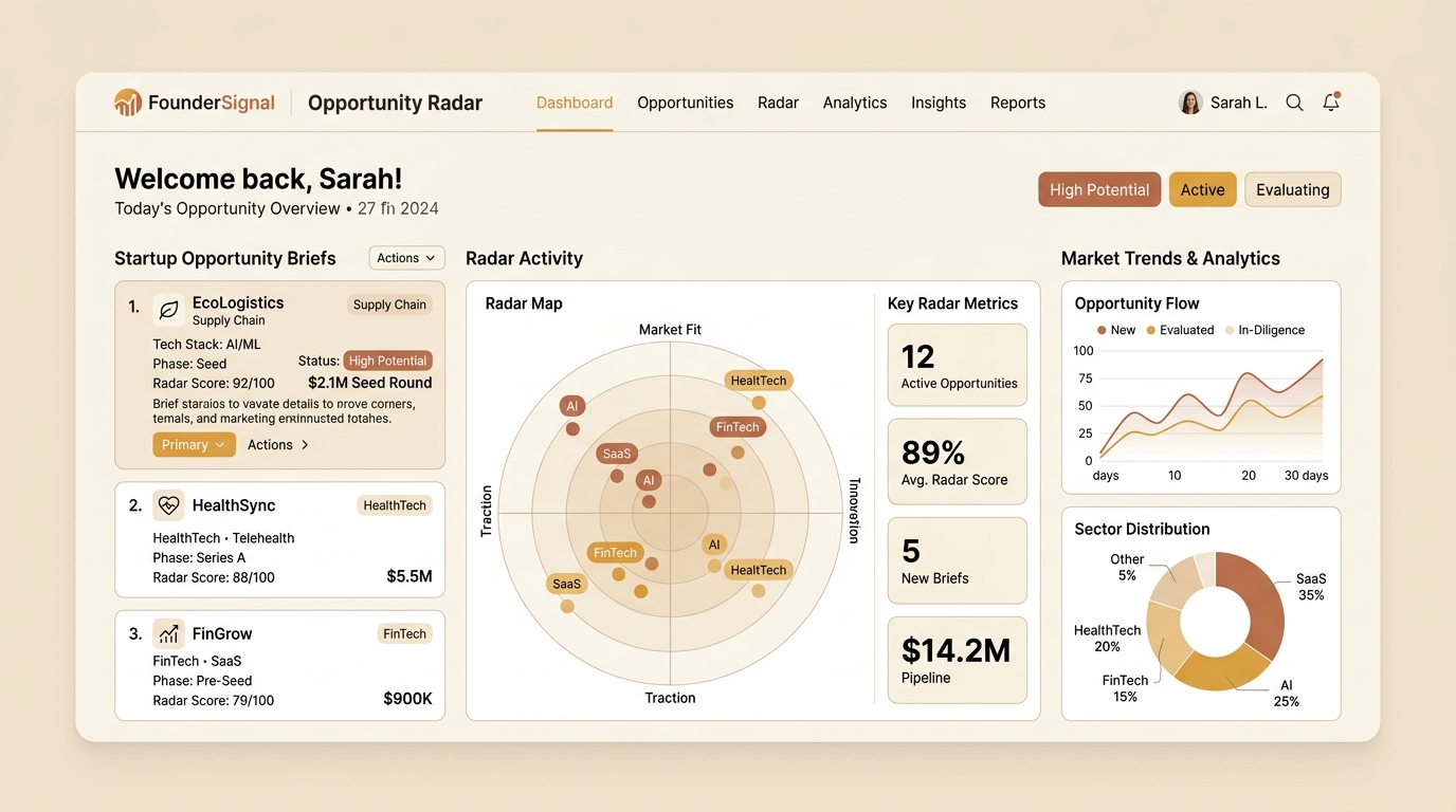 FounderSignal screenshot