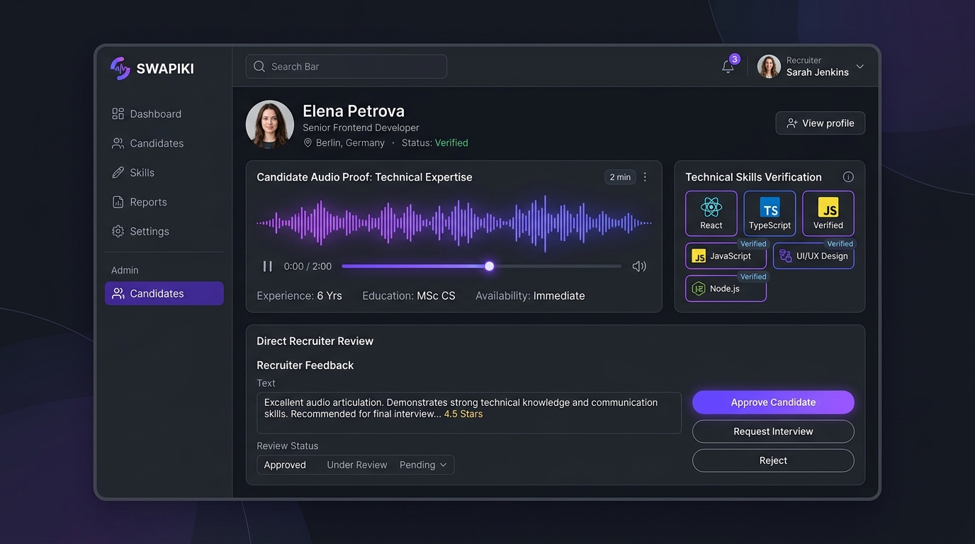 Swapiki WebApp screenshot